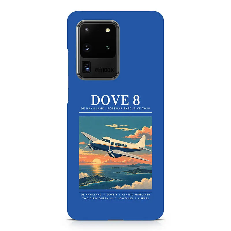 de Havilland DH.104 Dove 8 - Poster - Samsung Case - Blue