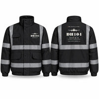 Thumbnail for de Havilland DH.104 Dove 8 Reflective Winter Jackets - Heritage - Black
