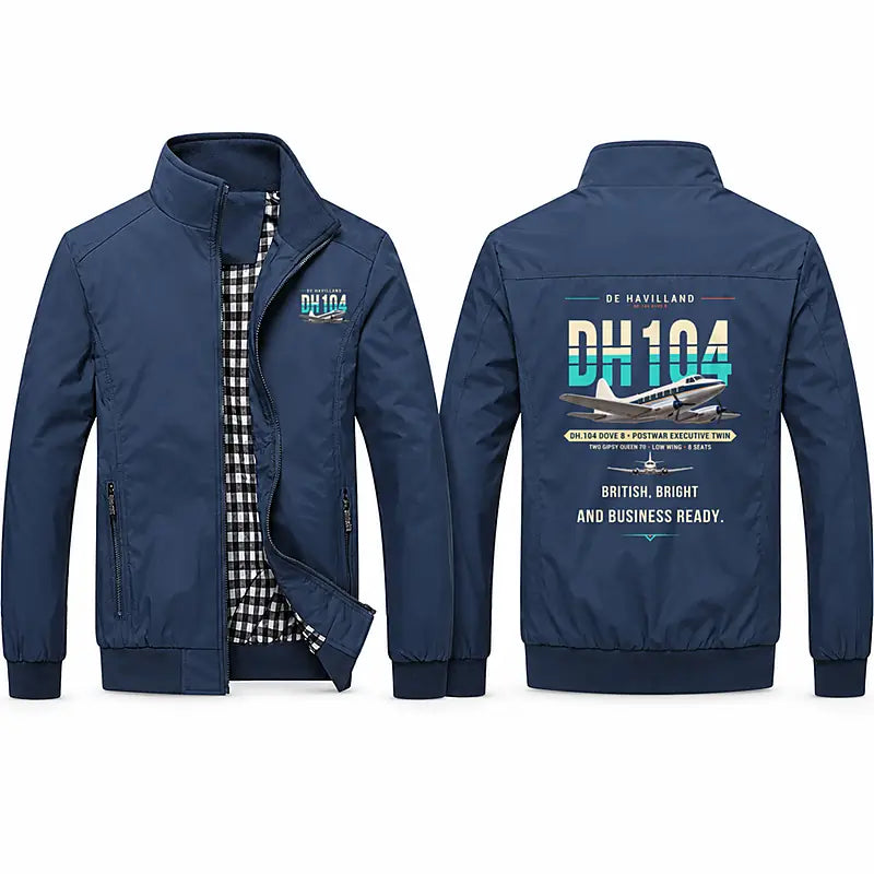 de Havilland DH.104 Dove 8 Stylish Jackets - Stand Collar - Original - Navy Blue