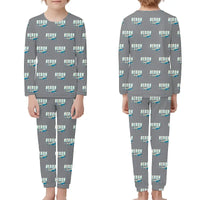 Thumbnail for de Havilland DH.114 Heron 2D - Children Pajamas - Cartoon Pattern - Gray