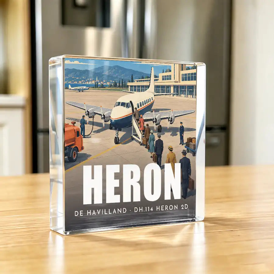 de Havilland DH.114 Heron 2D - Crystal Ornament - 3D - Kitchen
