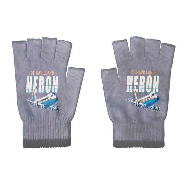 de Havilland DH.114 Heron 2D - Gloves - Cut - Cartoon - Gray