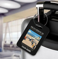 Thumbnail for de Havilland DH.114 Heron 2D - Poster + Name - Luggage Tag - Black