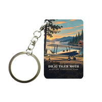 Thumbnail for de Havilland DH.82 Tiger Moth - 3D - Key Chain - Full Print