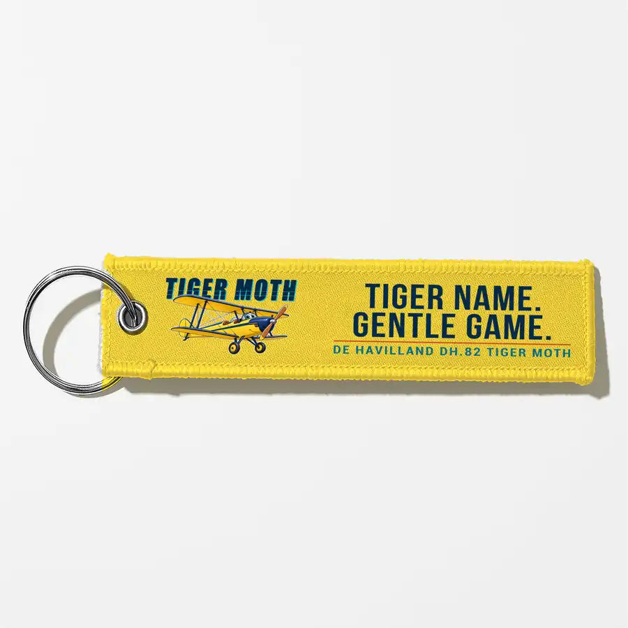 de Havilland DH.82 Tiger Moth Aviator Key Chains - Yellow - Cartoon