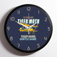 Thumbnail for de Havilland DH.82 Tiger Moth - Cartoon - Framed - Navy Blue