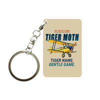 Thumbnail for de Havilland DH.82 Tiger Moth - Cartoon - Key Chain - Beige