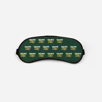 Thumbnail for de Havilland DH.82 Tiger Moth - Cartoon Pattern - Sleep Mask - Dark Green