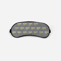 Thumbnail for de Havilland DH.82 Tiger Moth - Cartoon Pattern - Sleep Mask - Gray