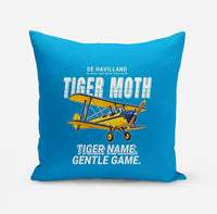 Thumbnail for de Havilland DH.82 Tiger Moth - Cartoon - Pillow - Turquoise