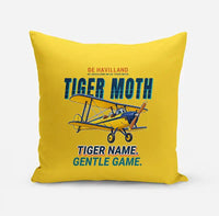 Thumbnail for de Havilland DH.82 Tiger Moth - Cartoon - Pillow - Yellow
