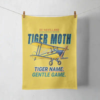Thumbnail for de Havilland DH.82 Tiger Moth - Cartoon - Towel - Yellow