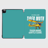 Thumbnail for de Havilland DH.82 Tiger Moth - Cartoon - iPad Case - Turquoise