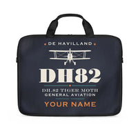 Thumbnail for de Havilland DH.82 Tiger Moth - Heritage + Name - Laptop Bag