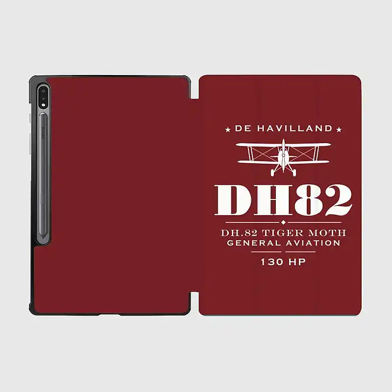de Havilland DH.82 Tiger Moth - Heritage - Samsung Tablet - Dark Red
