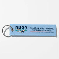 Thumbnail for de Havilland DH.82 Tiger Moth Aviator Key Chains - Light Blue - Original