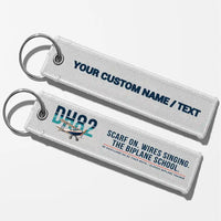 Thumbnail for de Havilland DH.82 Tiger Moth Aviator Key Chains - White - Original - Personalized
