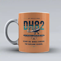 Thumbnail for de Havilland DH.82 Tiger Moth - Original - Mug - Orange