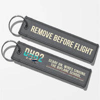 Thumbnail for de Havilland DH.82 Tiger Moth Aviator Key Chains - Gray - Original - Remove Before Flight