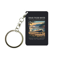Thumbnail for de Havilland DH.82 Tiger Moth - Poster - Key Chain - Black