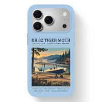 Thumbnail for de Havilland DH.82 Tiger Moth - Poster - MagSafe iPhone 17 Pro - Light Blue