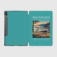 Thumbnail for de Havilland DH.82 Tiger Moth - Poster - Samsung Tablet - Turquoise
