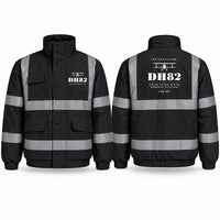 Thumbnail for de Havilland DH.82 Tiger Moth Reflective Winter Jackets - Heritage - Black