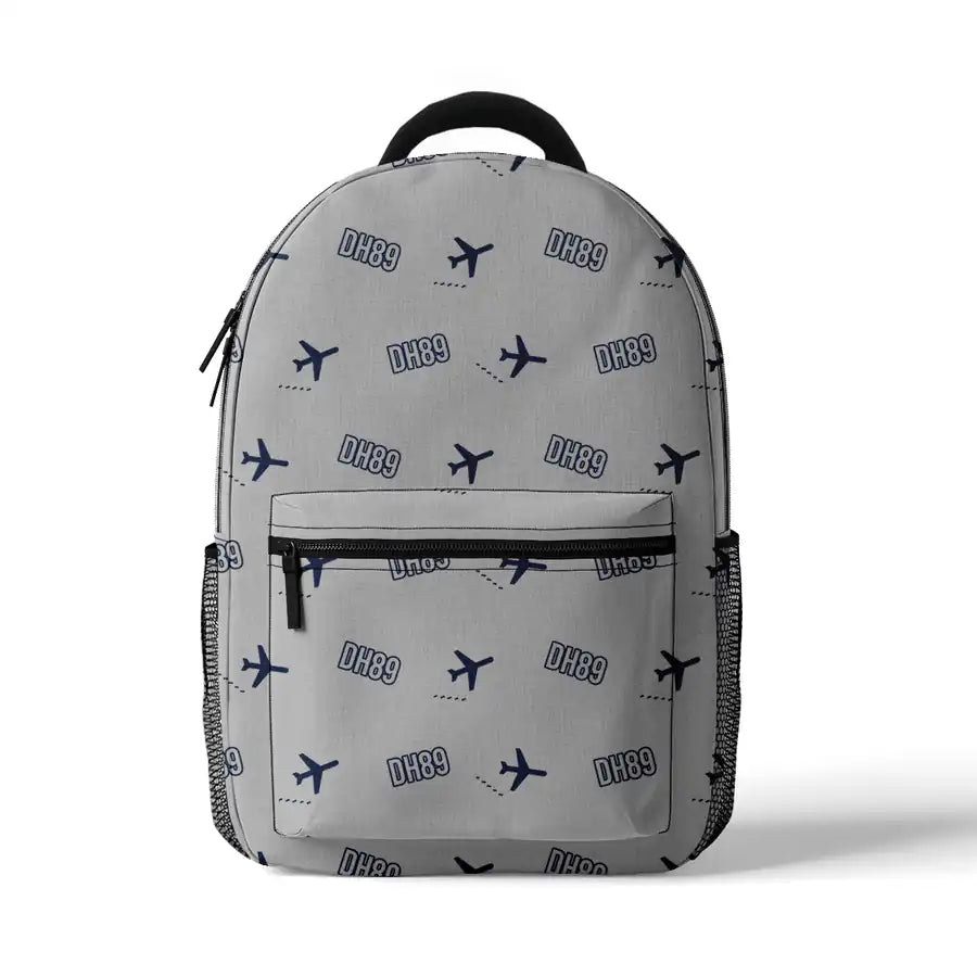 de Havilland DH.89A Dragon Rapide - 3D Backpack - 3D Pattern - Light Gray