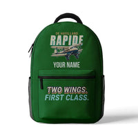 Thumbnail for de Havilland DH.89A Dragon Rapide - 3D Backpack - Cartoon + Name - Green