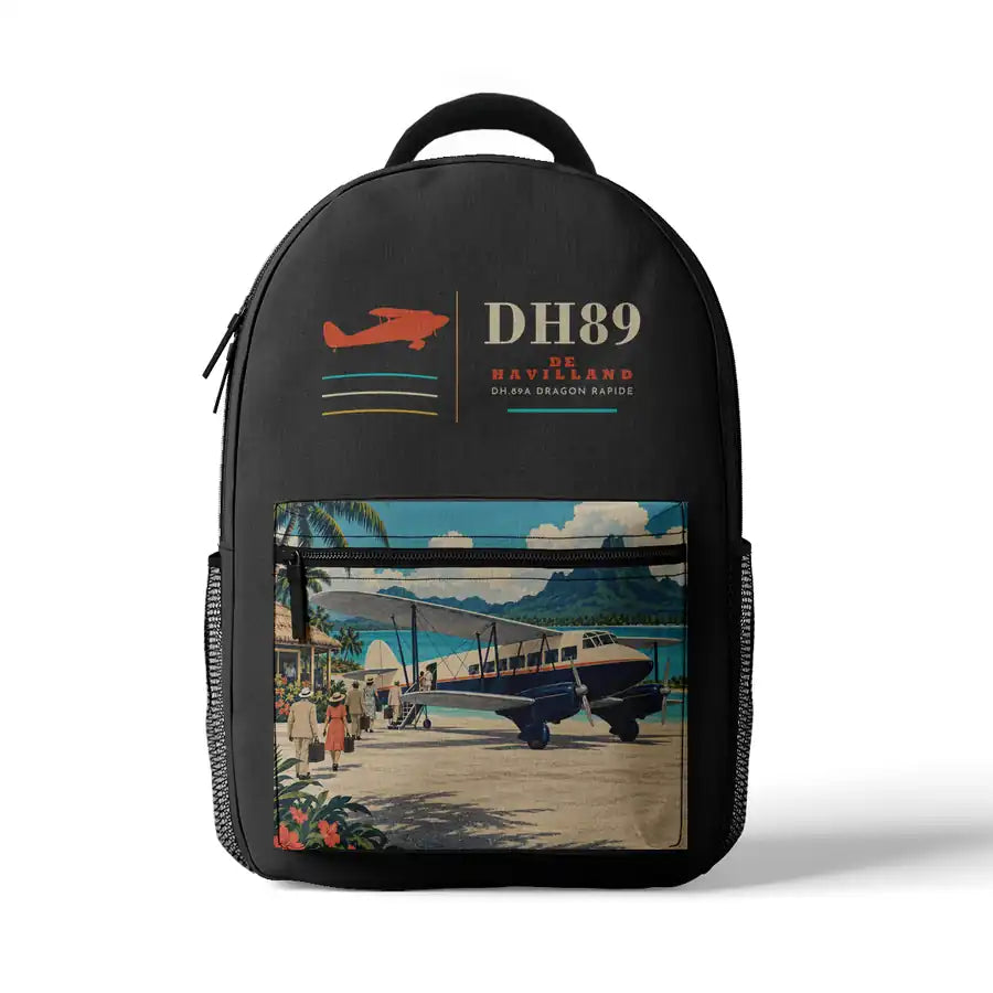 de Havilland DH.89A Dragon Rapide - 3D Backpack - Gray