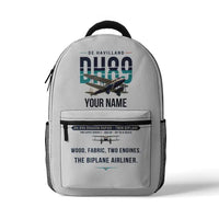 Thumbnail for de Havilland DH.89A Dragon Rapide - 3D Backpack - Original + Name - White