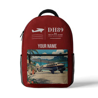 Thumbnail for de Havilland DH.89A Dragon Rapide - 3D Backpack - Red + Name