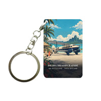 Thumbnail for de Havilland DH.89A Dragon Rapide - 3D - Key Chain - Full Print