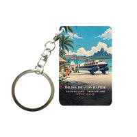 Thumbnail for de Havilland DH.89A Dragon Rapide - 3D + Name - Key Chain - Full Print