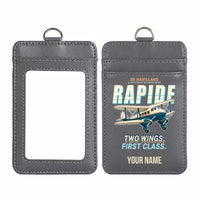 Thumbnail for de Havilland DH.89A Dragon Rapide - Cartoon - ID Card Holder - Gray + Name