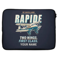 Thumbnail for de Havilland DH.89A Dragon Rapide - Cartoon + Name - Laptop Sleeve