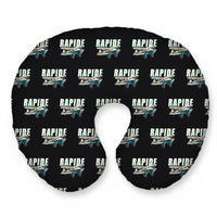 Thumbnail for de Havilland DH.89A Dragon Rapide - Cartoon Seamless - Travel Pillow - Black