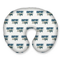 Thumbnail for de Havilland DH.89A Dragon Rapide - Cartoon Seamless - Travel Pillow - White