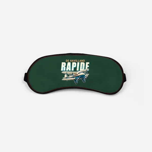 de Havilland DH.89A Dragon Rapide - Cartoon - Sleep Mask - Dark Green