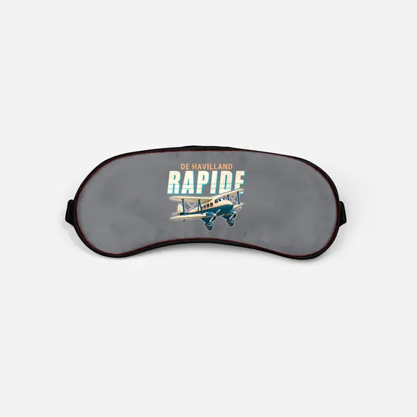 de Havilland DH.89A Dragon Rapide - Cartoon - Sleep Mask - Gray