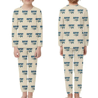 Thumbnail for de Havilland DH.89A Dragon Rapide - Children Pajamas - Cartoon Pattern - Beige