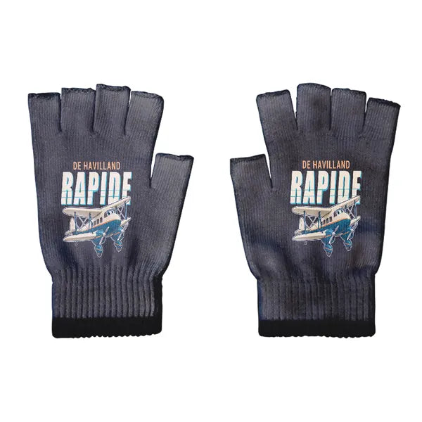 de Havilland DH.89A Dragon Rapide - Gloves - Cut - Cartoon - Black