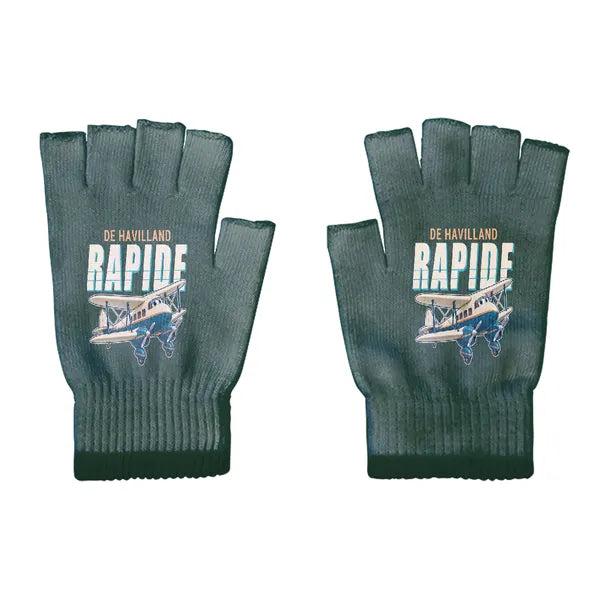 de Havilland DH.89A Dragon Rapide - Gloves - Cut - Cartoon - Dark Green
