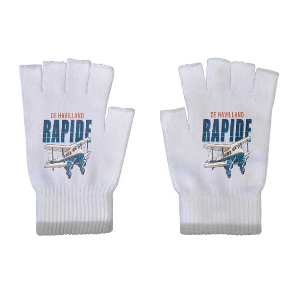 de Havilland DH.89A Dragon Rapide - Gloves - Cut - Cartoon - Light Gray