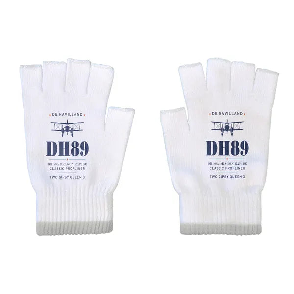 de Havilland DH.89A Dragon Rapide - Gloves - Cut - Heritage - White
