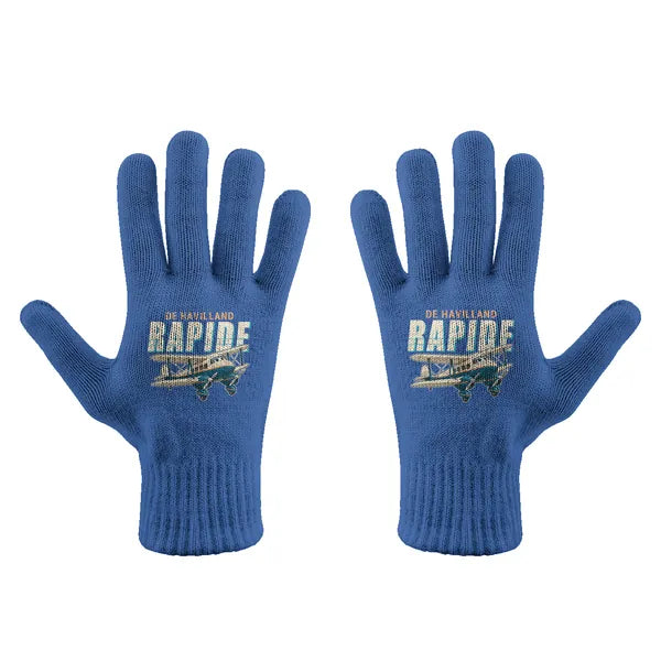 de Havilland DH.89A Dragon Rapide - Gloves - Full - Cartoon - Blue