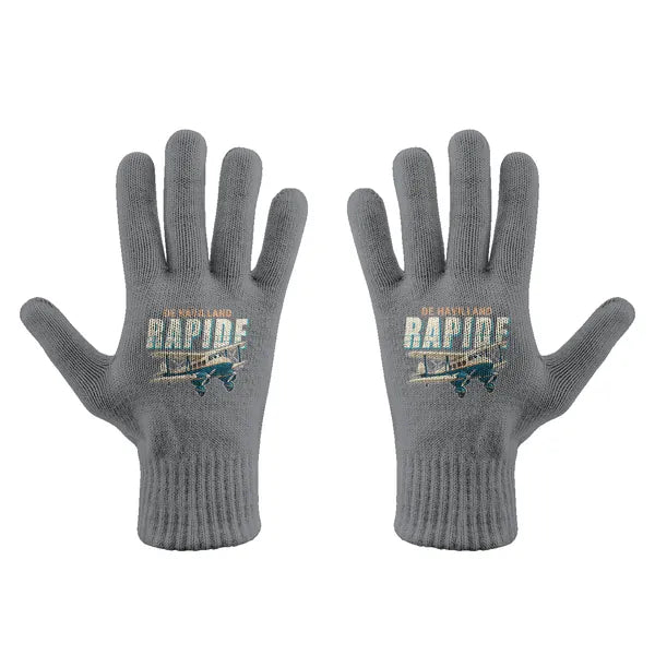 de Havilland DH.89A Dragon Rapide - Gloves - Full - Cartoon - Gray