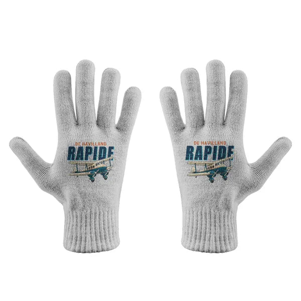 de Havilland DH.89A Dragon Rapide - Gloves - Full - Cartoon - Light Gray
