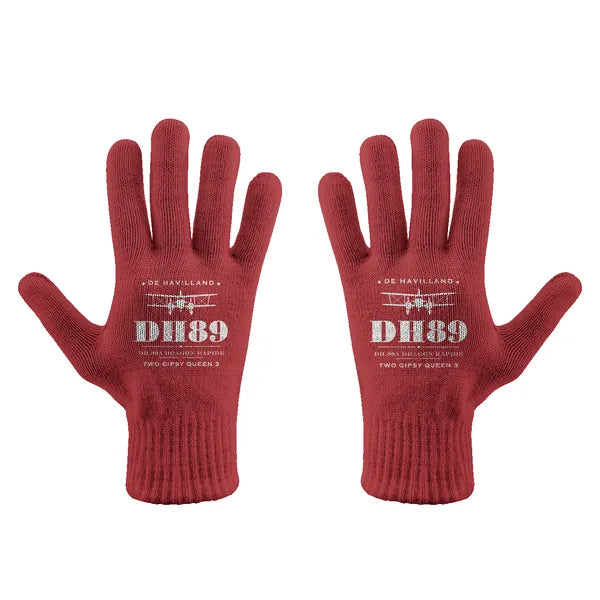 de Havilland DH.89A Dragon Rapide - Gloves - Full - Heritage - Red