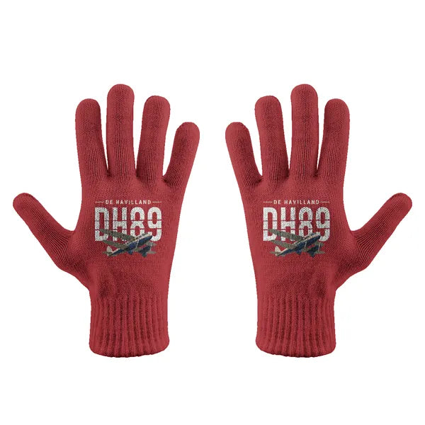 de Havilland DH.89A Dragon Rapide - Gloves - Full - Original - Red